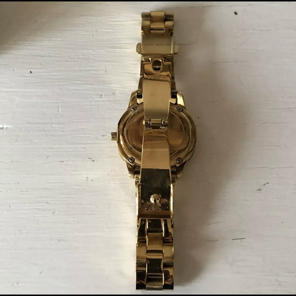 Michael Kors Petite Runway Watch Gold MK6590 - Picture 4 of 8